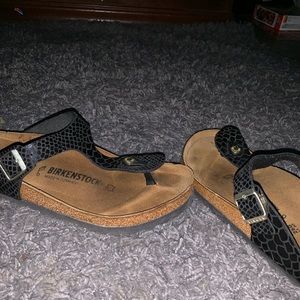 Birkenstock Snake Skinned One Strap